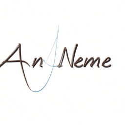Creare un logo con il nome "Amen" con sfondo trasparente